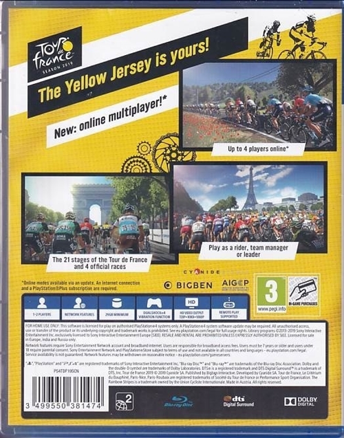 Le Tour de France Season 2019 - PS4 Spil (B Grade) (Genbrug)